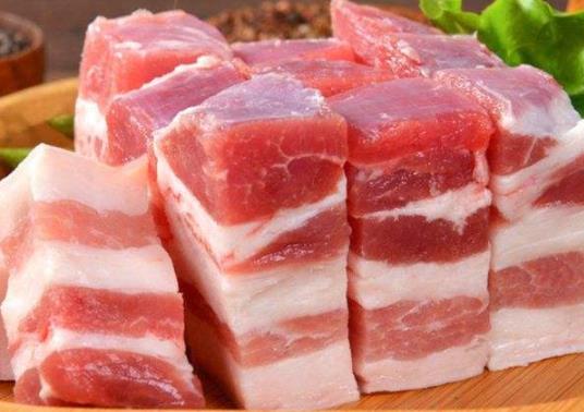 光吃五花肉不吃飯會胖嗎?五花肉怎么分上下圖片