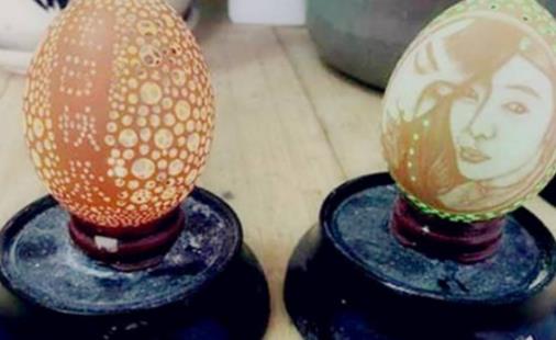 世界上最貴的雞蛋 雞蛋雕刻照片 單人照300元