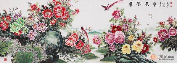 過節送長輩什么字畫好,三款好寓意的花鳥畫推薦