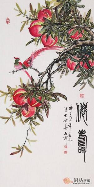 過節送長輩什么字畫好,三款好寓意的花鳥畫推薦