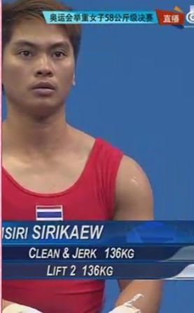 泰國女選手皮姆斯里-西里卡烏,長得很陽剛。