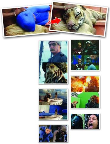 沒有特效電影圖走紅:電影添加特效前后對比圖走紅