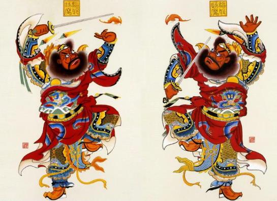 門神和福字哪個在上?福字正著貼還是倒著貼?