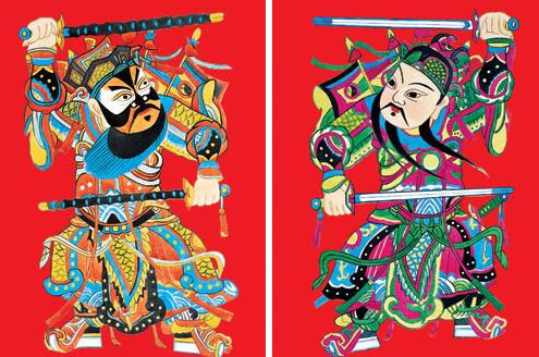 貼門神分左右嗎?門神貼在大門什么位置