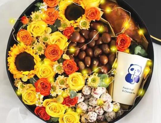 入冬四件套鮮花禮盒多少錢?入冬四件套是哪四件吃的