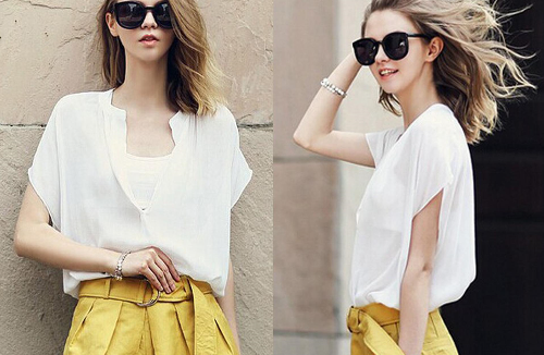 v領衣服怎么搭配?