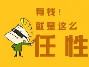 有錢就是任性什么意思?別問為什么有錢任性