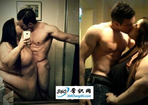 210公斤美國勵志姐,自拍裸體與帥氣男友激吻,胖子也能有真愛