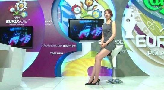 美女主播鄭仁英成歐洲足球女神,韓國美女主播鄭仁英個人資料圖片