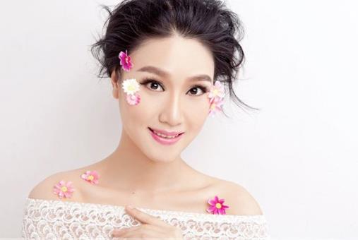 金秋打造清新新娘妝面