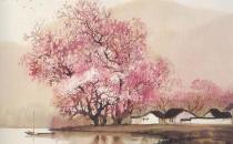 春天來桃花源感受世外桃源