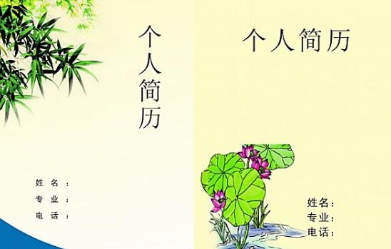 求職簡歷通常用哪些類型?