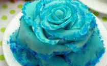 怎么做藍色妖姬翻糖蛋糕？