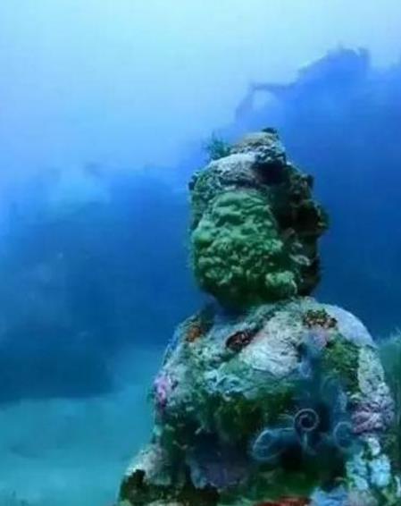 “海底佛寺”在東南亞的海底被發現 佛像完好保留