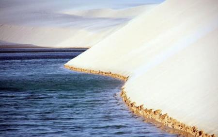 全球最美假沙漠海岸奇觀 百里沙漠里能游泳