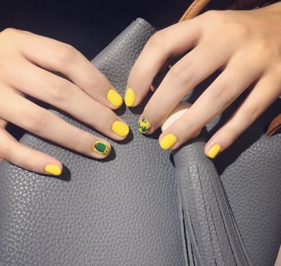 細節決定魅力 純色美甲花樣